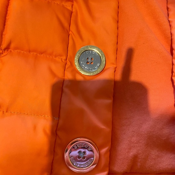 🧡🧡Juicy Couture Orange Puffer Vest- NWOT 🧡🧡🧡 - Picture 8 of 8